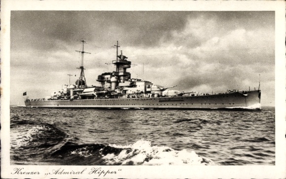 German warship, Admiral Hipper, cruiser, Kriegsmarine