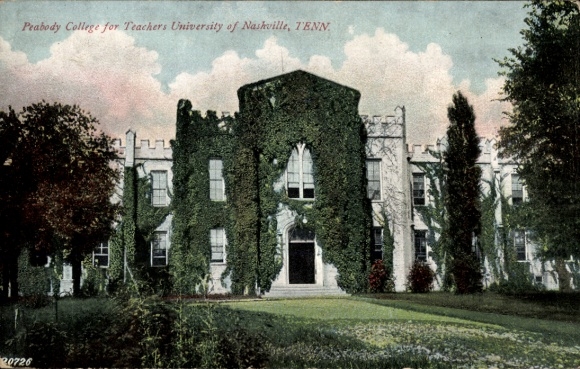 Postcard Nashville Tennessee USA, Peabody College, University of Education