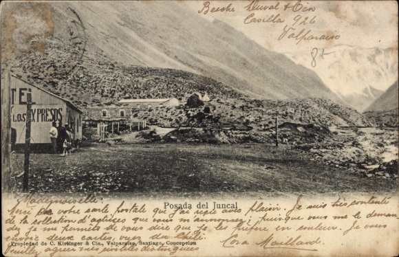 Postcard Chile, Posada del Juncal, inn