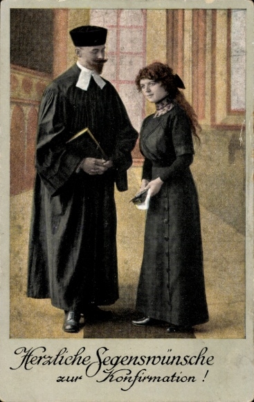 Confirmation, young woman