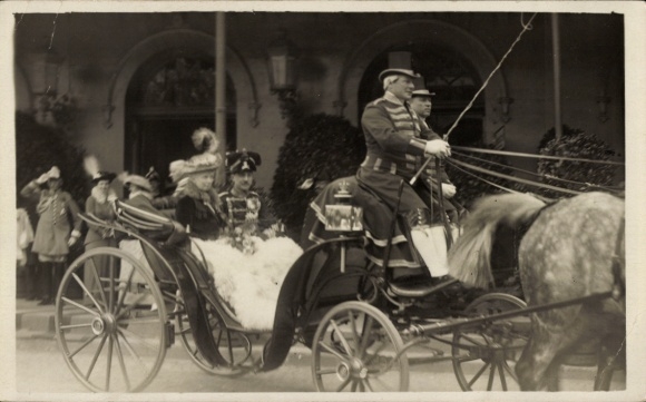 Braunschweig, reception of Her Royal Highness Duchess Thyra, carriage