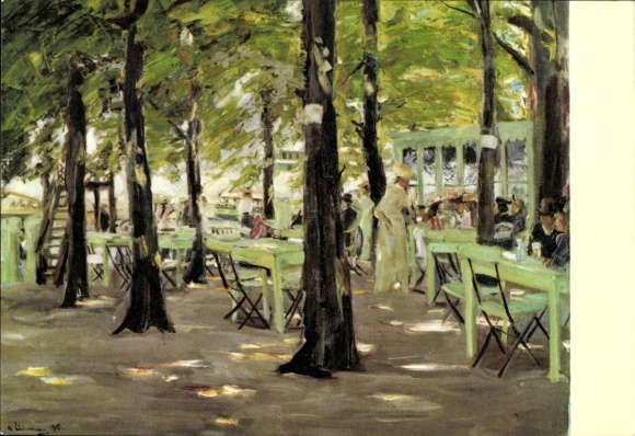 Artist Postcard Liebermann, Oude Vink