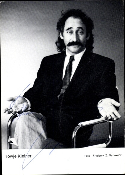 Postcard actor Towje Kleiner, portrait, autograph