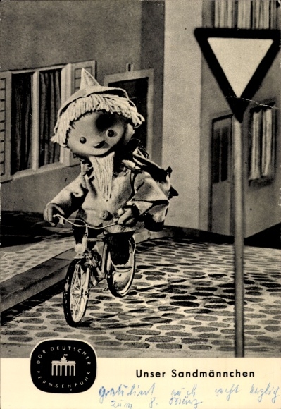 Sandman, bicycle, East German children's television