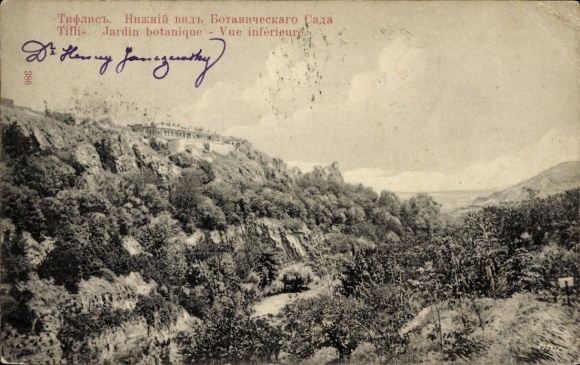 Postcard Tbilisi Tiflis Georgia, Botanical Garden