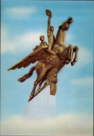 3-D PC Pyongyang Pyongyang North Korea, Chollima statue