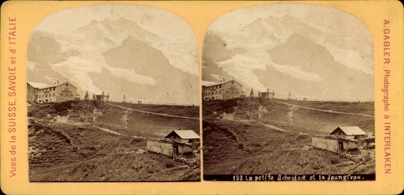Stereo photo Canton of Bern, Jungfrau, Hotel