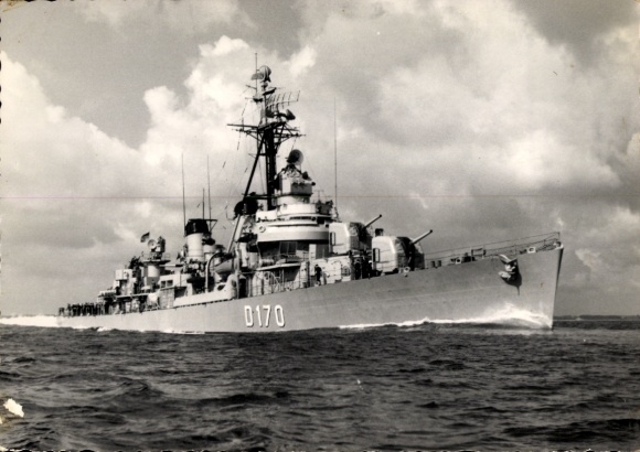 German warship, D 170, Z 1, German Federal Navy