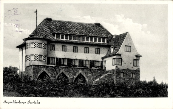 Postcard Iserlohn in the Märkischer Kreis district, youth hostel
