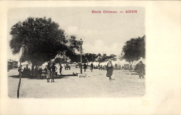 Postcard Aden Yemen, Sheik Othman