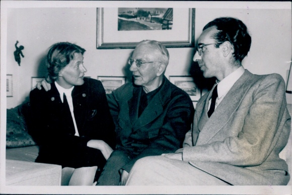 Photo Nuremberg Trials, Dr. Hjalmar Schacht released from custody