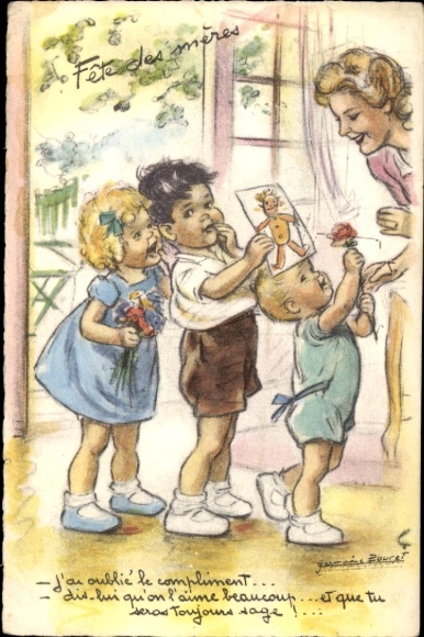Artist PC Bouret, Germaine, Fete des mères