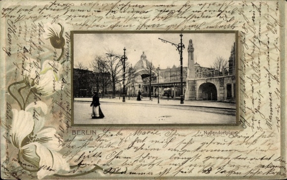 Embossed passe-partout, Berlin Schöneberg, Nollendorfplatz