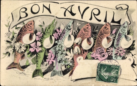 Postcard 1 April, Pisces