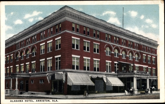 Postcard Anniston Alabama, Alabama Hotel