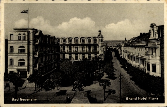 Postcard Bad Neuenahr Ahrweiler Rheinland Pfalz, Grand Hotel Flora,