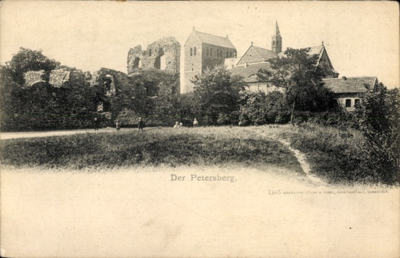 Petersberg in the Saalekreis district, Petersberg, monastery, collegiate church, ruins