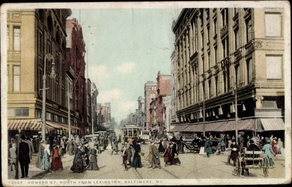 PC Baltimore Maryland USA, Howard Street North of Lexington