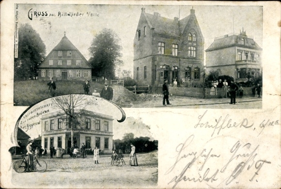 Hamburg Bergedorf Billwerder, Inn, Houses