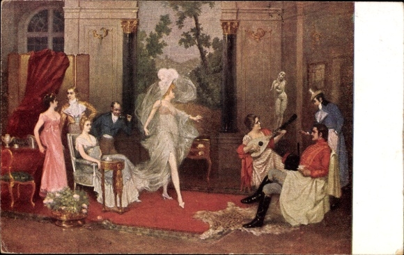 Artist Postcard Tolnay, Directoire, 1920