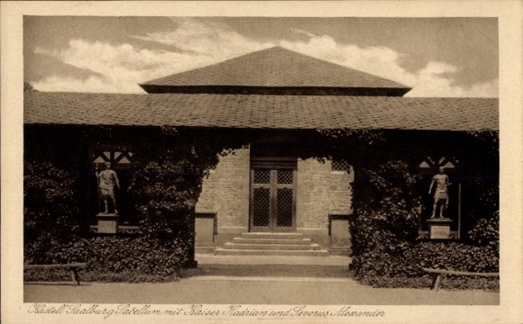 Saalburg Roman fort, Bad Homburg vor der Höhe, Hesse, Kaiser Hadri Roman fort