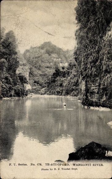 Postcard Wanganui Manawatu Wanganui New Zealand, Te-Ati-Opoko, nature shot, photo by NZ Tourist De