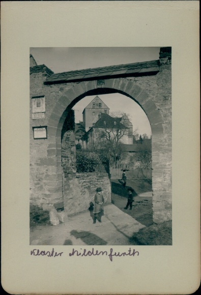 Photo Mildenfurth Wünschendorf on the Elster, Mildenfurth Monastery, archway