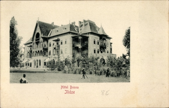 Postcard Ilidža Bad Ilidze Bosnia Herzegovina, Hotel Bosna