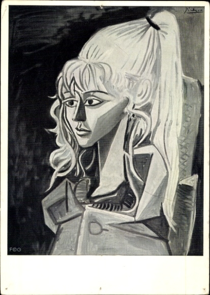 Artist Postcard Pablo Picasso, Sylvette