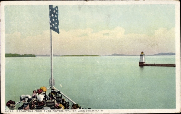 PC Burlington Vermont United States, Lake Champlain