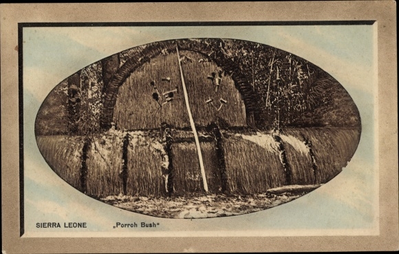Passepartout Postcard Sierra Leone, Porroh Bush