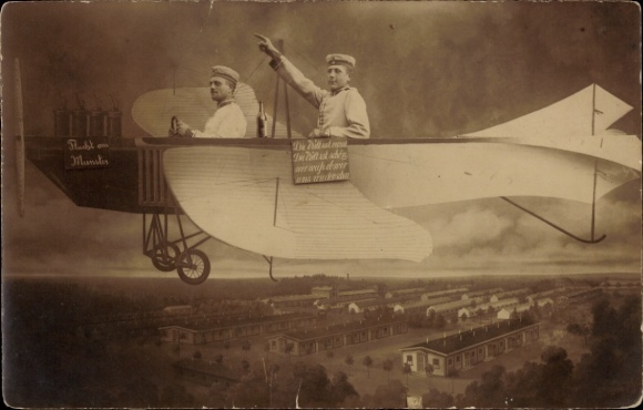 Photo: Munster in the Heidekreis district, Munsterlager military training area, cuirassiers in an airplane
