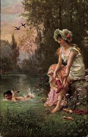 6 AK, young woman with armor