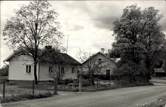 Postcard Ekenäs Finland, local branch