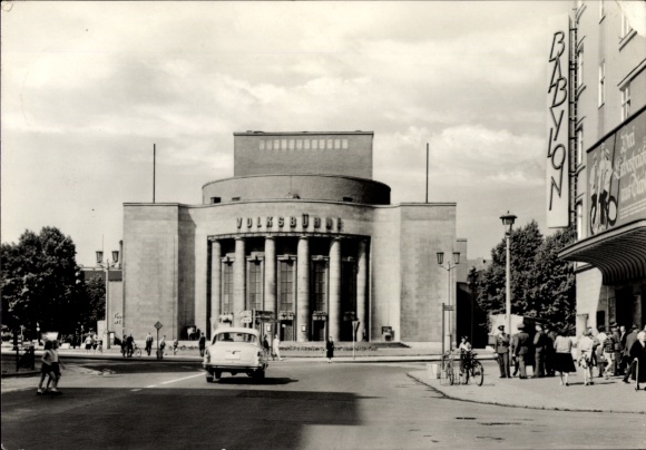 Postcard Berlin Mitte, Volksbühne, Babylon Cinema