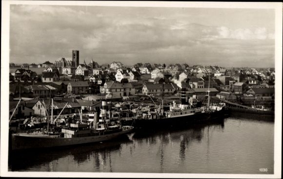 Postcard Reykjavík Iceland, general view
