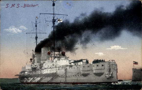 German warship, SMS Blücher, Imperial Navy