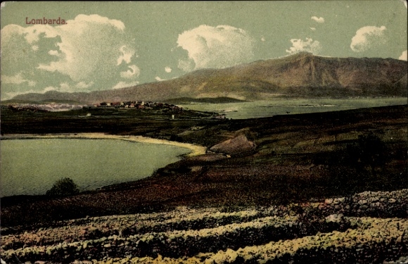 Postcard Lombarda Emilia Romagna, landscape panorama