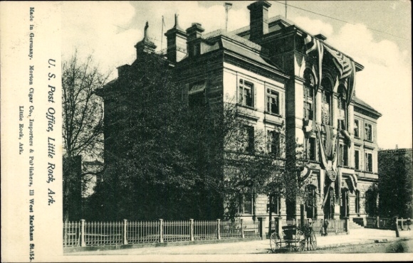 Postcard Little Rock Arkansas USA, US Post Office