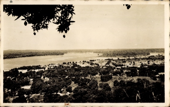Postcard Bangui Central African Republic, General view