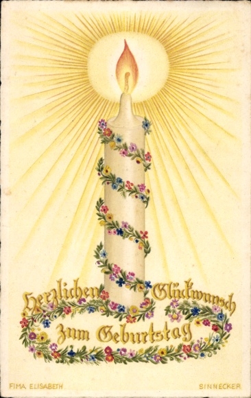 Happy birthday, candle