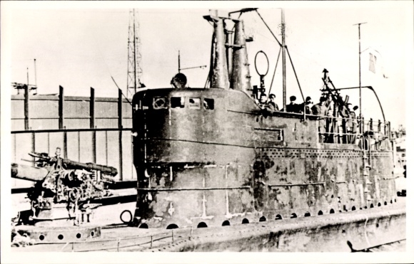 Photo Postcard Italian submarine, UIT 21