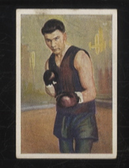 Salem Cigarettes Dresden collectible card, German Boxing Champion, Max Schmeling, approx. 6 x 4 cm