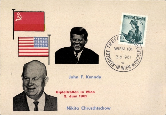 John F. Kennedy, Nikita Khrushchev, Summit Meeting in Vienna, June 3, 1961