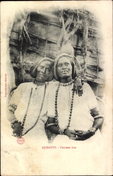 Postcard Djibouti Djibouti, portrait, Issa women