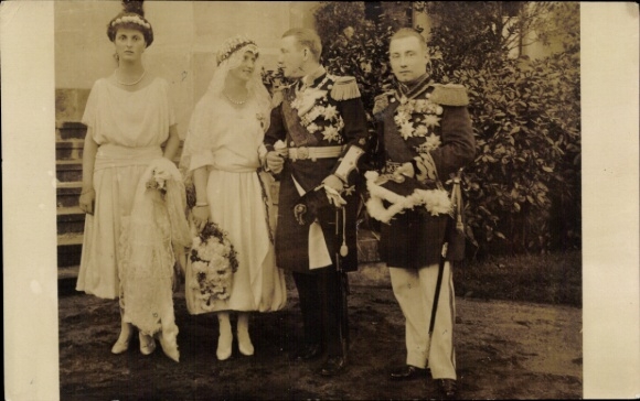 AK Prince Franz Josef of Hohenzollern-Sigmaringen and Maria Alix of ...