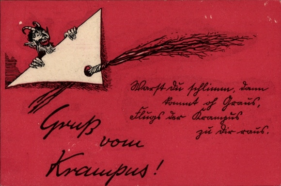 Postcard Greetings from Krampus, Rod