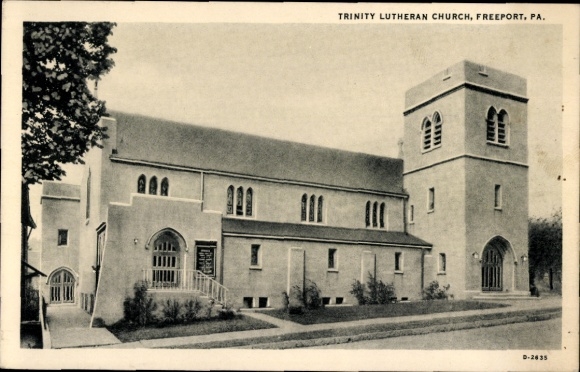 Postcard Freeport Bahamas, church