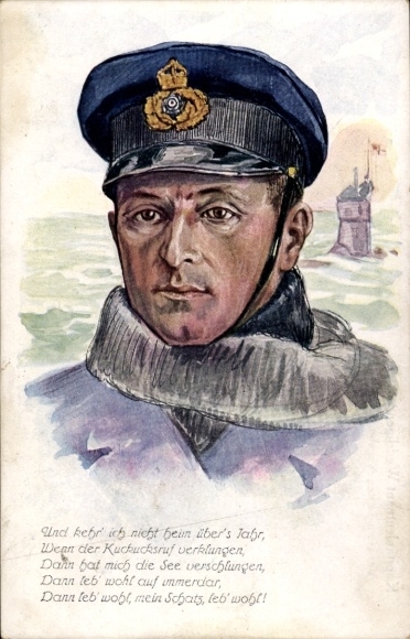Artist Ak, Lieutenant Commander Weddigen, before his last voyage