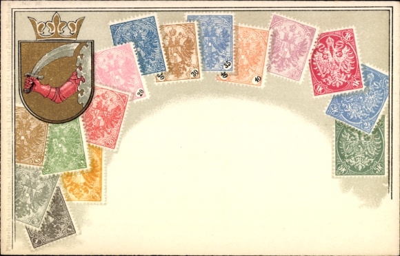 Postage stamps of Bosnia and Herzegovina, coat of arms